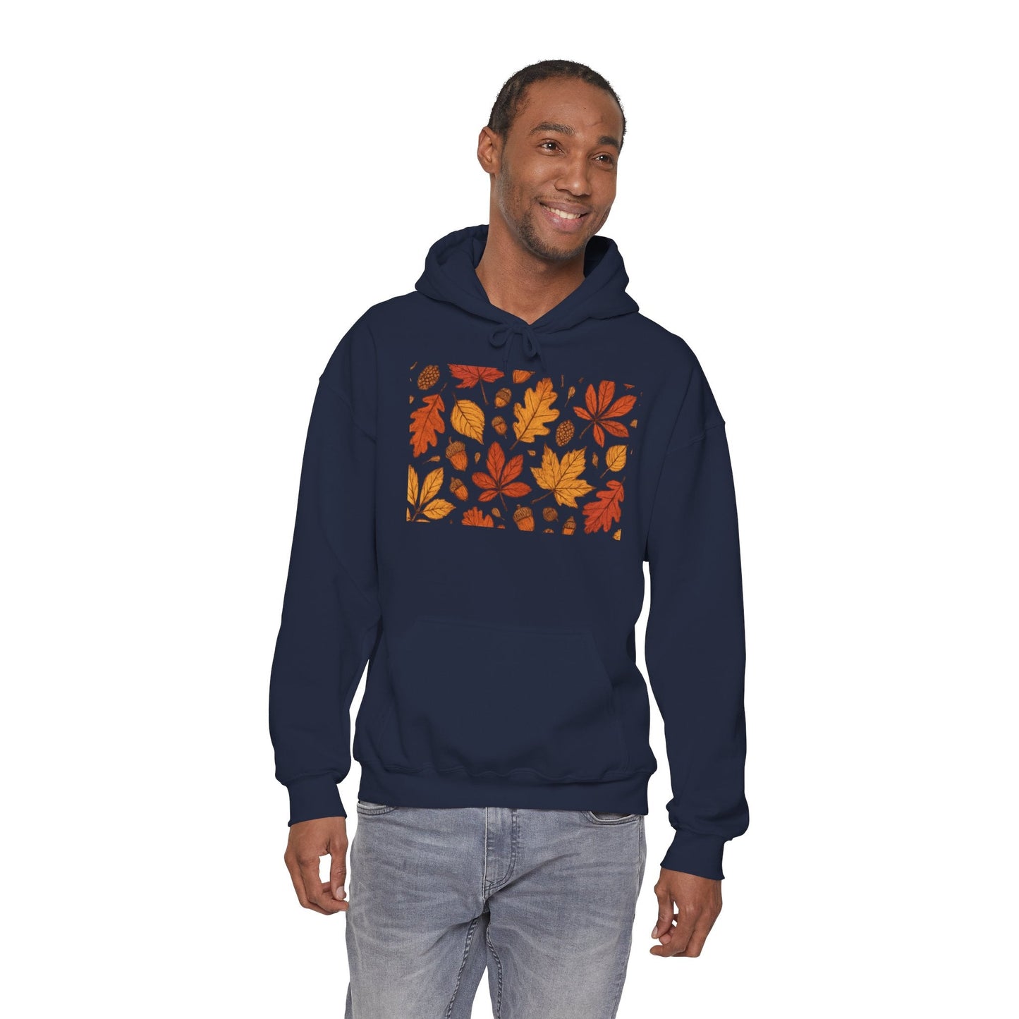 Vintage Autumn Unisex Hoodie Sweatshirt - Pattern Design Boho Wear