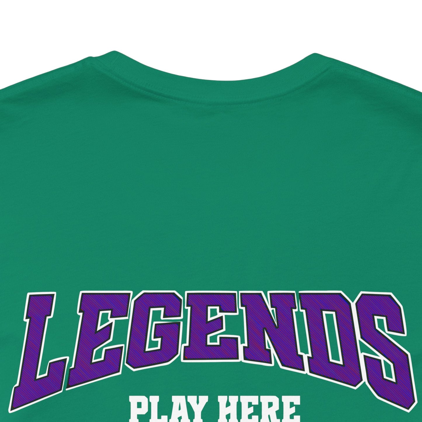 Legends Play Here Tee, Casual Unisex T-Shirt, Gift for Gamers, Birthday, Sports Fan Apparel, Comfortable Everyday Wear Boho Wear