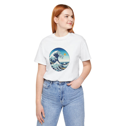 Ocean Wave Graphic Tee - Perfect for Beach Lovers, Summer Vibes, Casual Outfits, Gift for Surfers, Eco-Friendly Fashion Printify