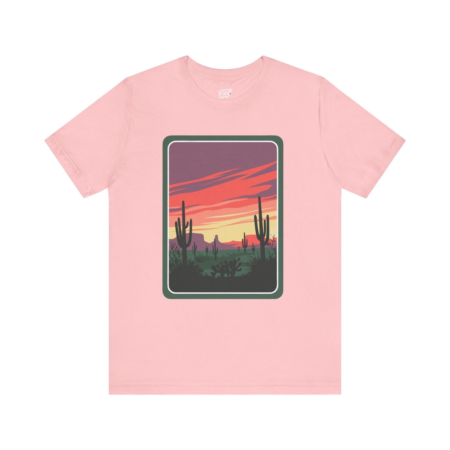 Desert Sunset Tee | Boho Style, Unisex Short Sleeve Shirt, Nature Lover Gift, Adventure Apparel, Outdoor Exploration Clothing Printify