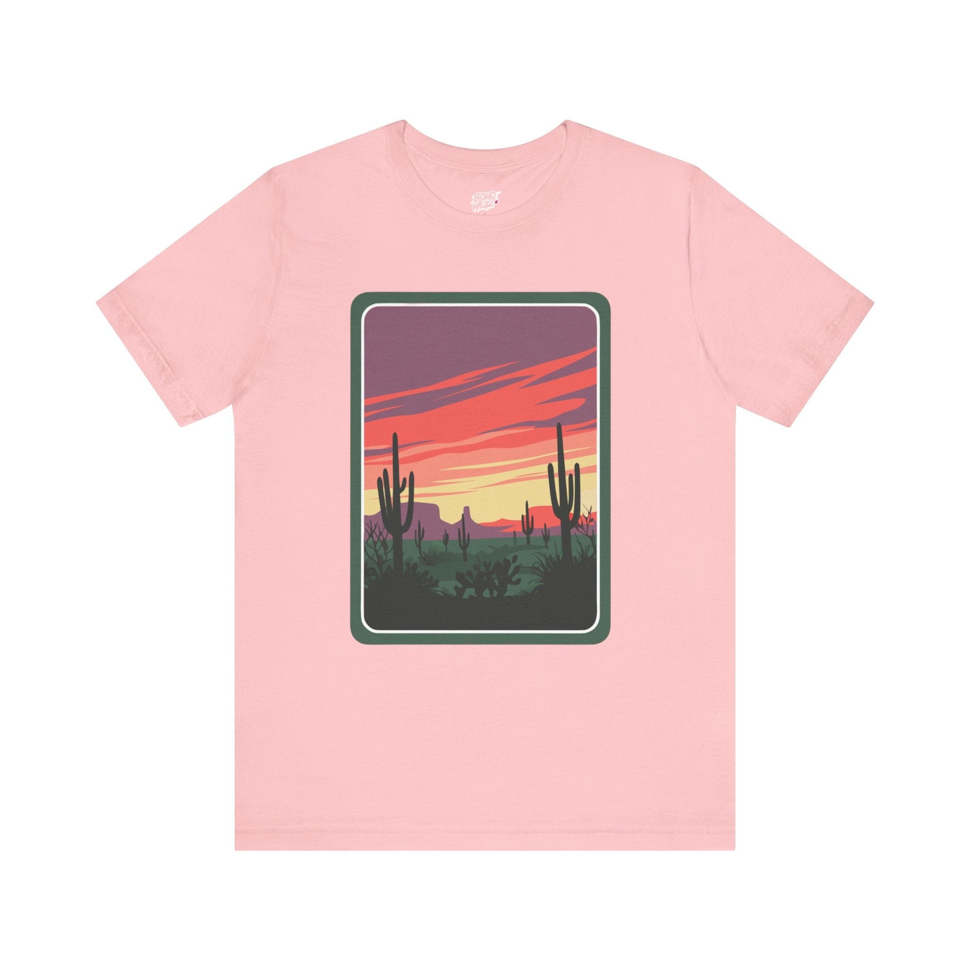 Desert Sunset Tee | Boho Style, Unisex Short Sleeve Shirt, Nature Lover Gift, Adventure Apparel, Outdoor Exploration Clothing Printify