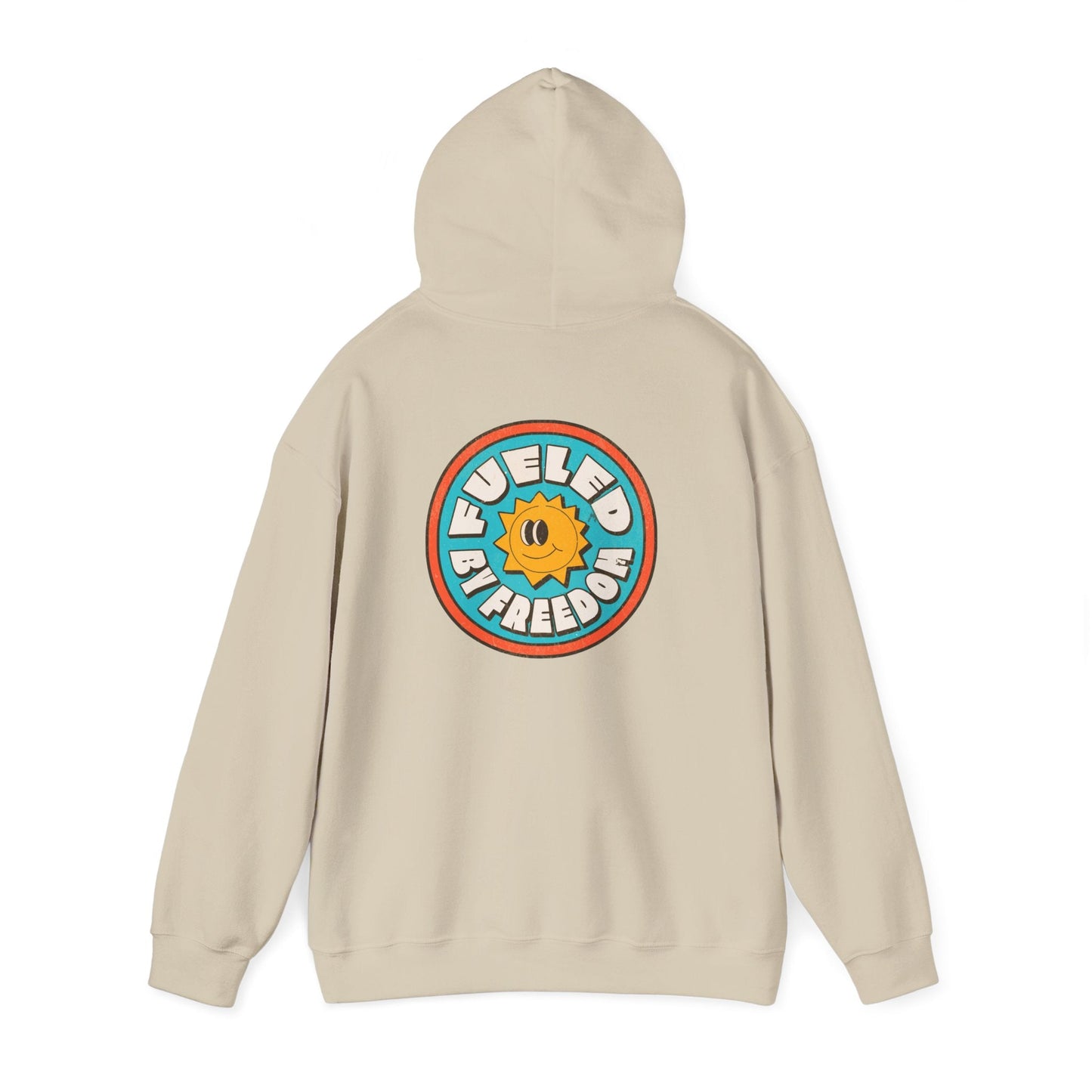 Hooded Sweatshirt Fueled by Freedom Boho Wear