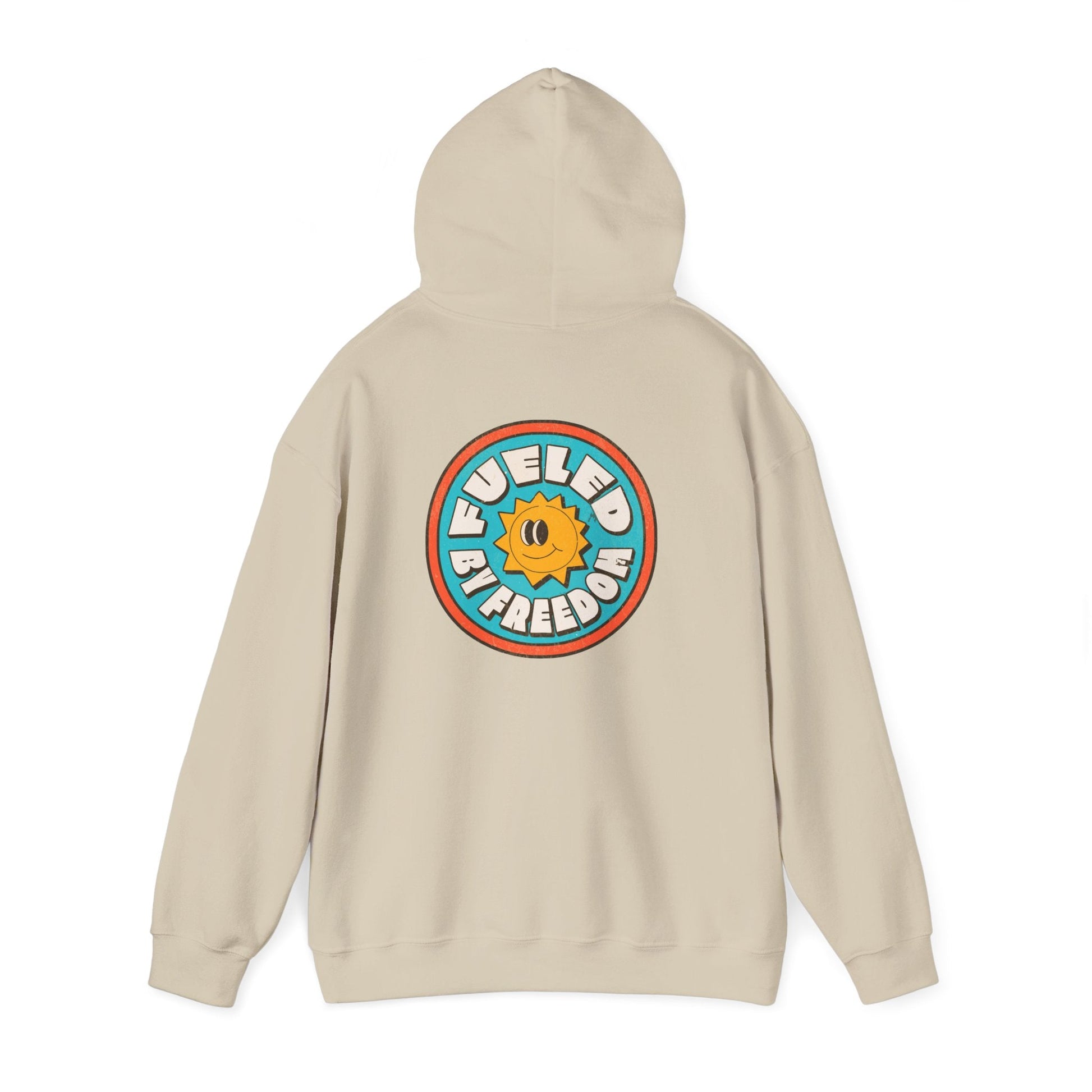 Hooded Sweatshirt Fueled by Freedom Boho Wear