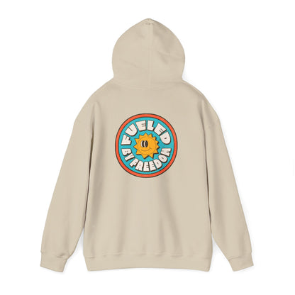 Hooded Sweatshirt Fueled by Freedom Boho Wear