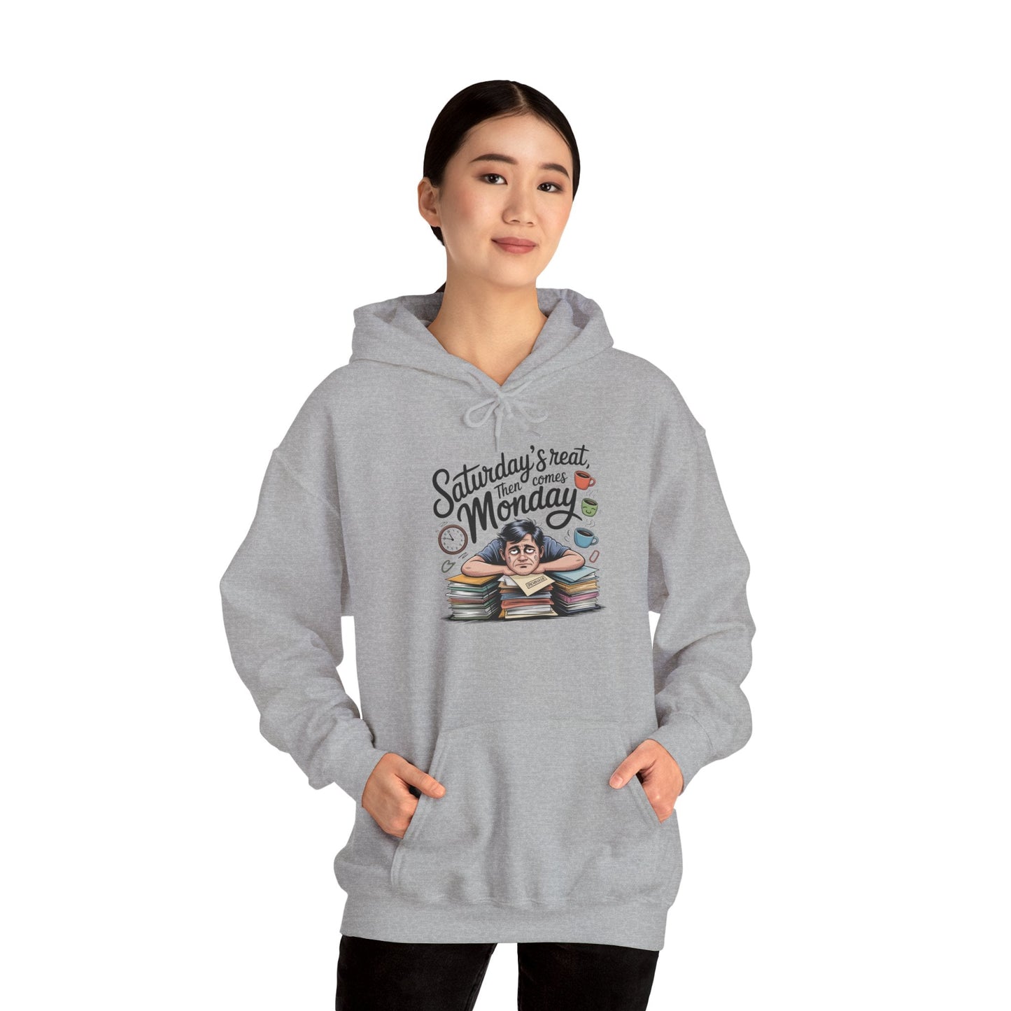 Funny Saturday's Relax Then Comes Monday Hoodie Boho Wear