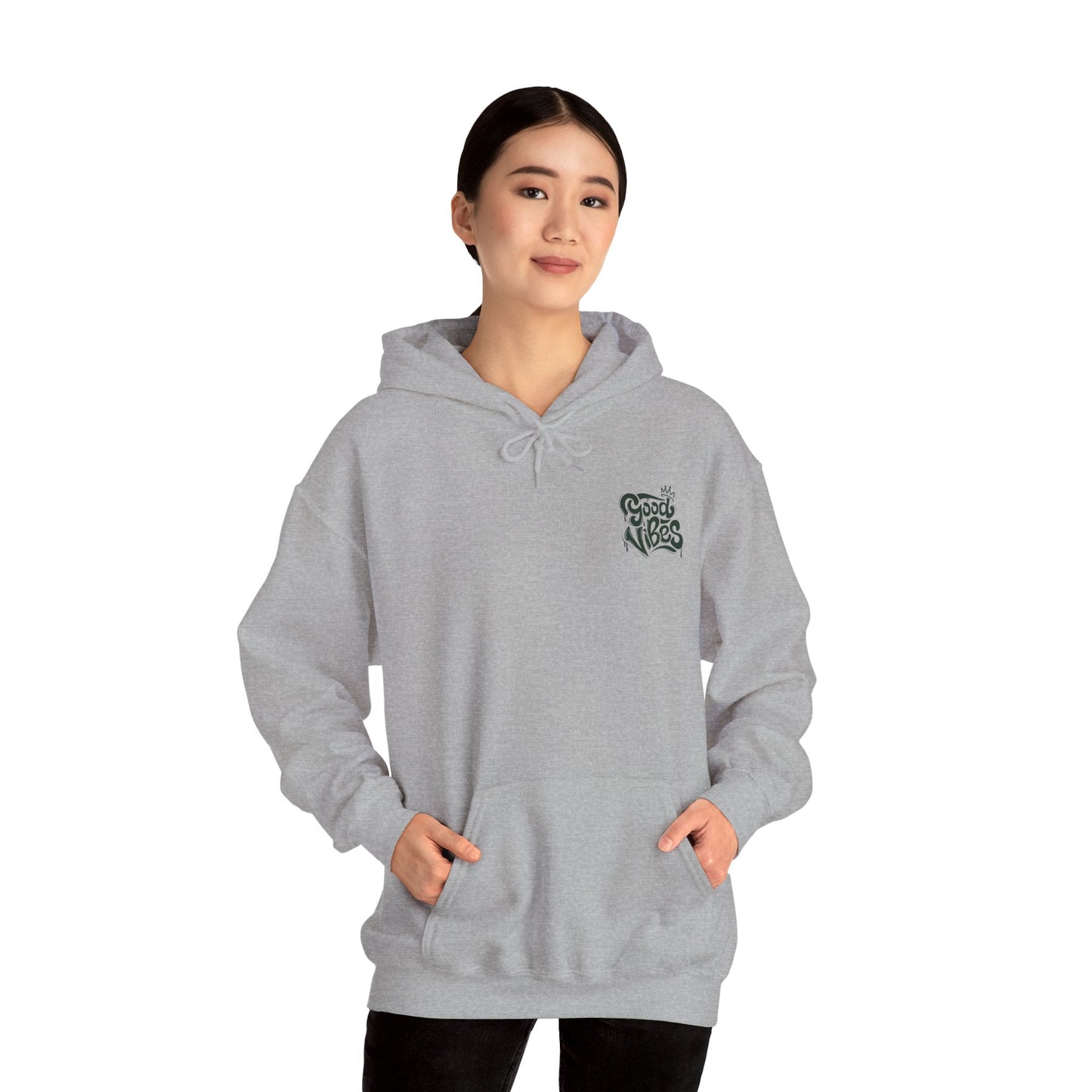 Good Vibes Unisex Heavy Blend Hoodie Printify