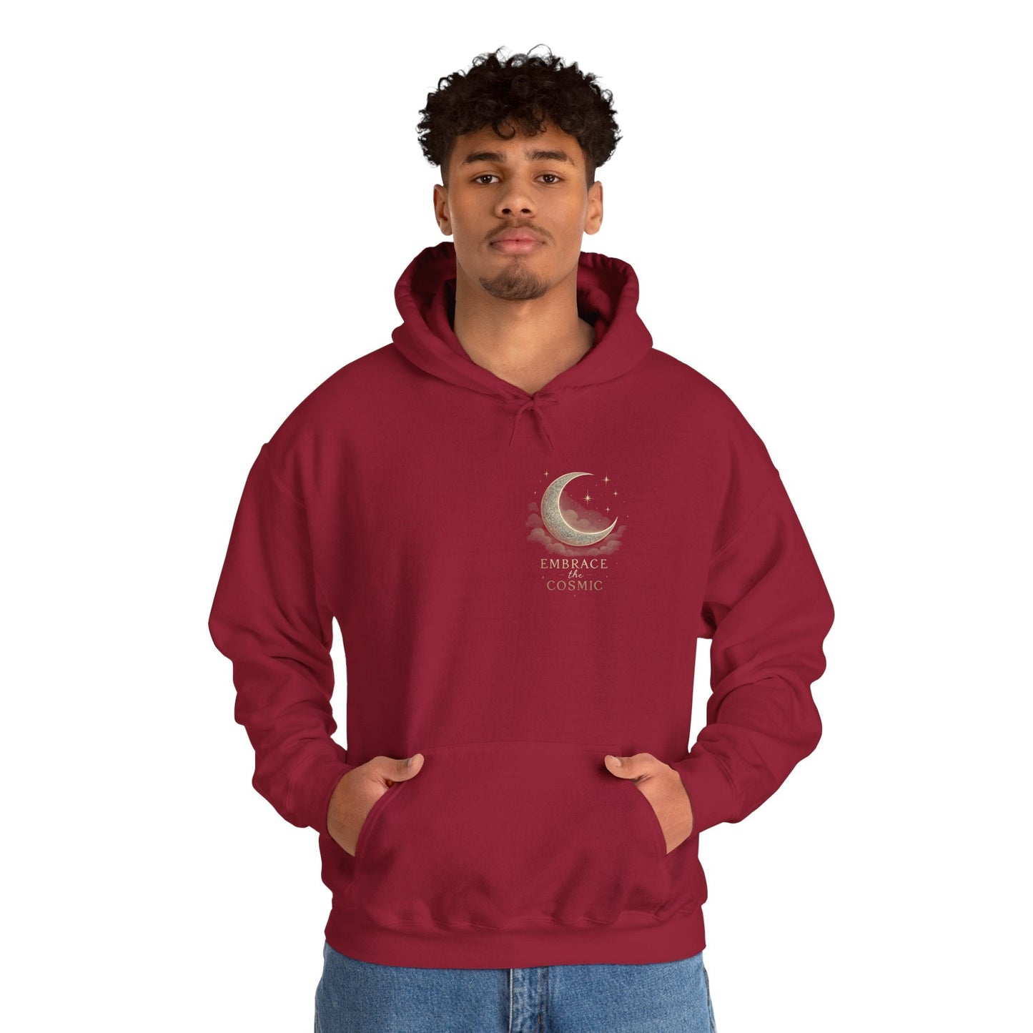 Space Embrace Hoodie Sweatshirt Printify