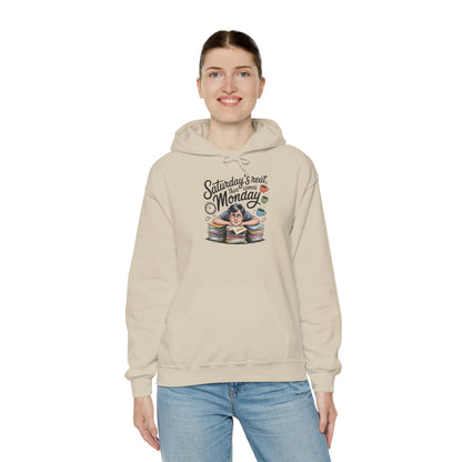 Funny Saturday's Relax Then Comes Monday Hoodie Boho Wear