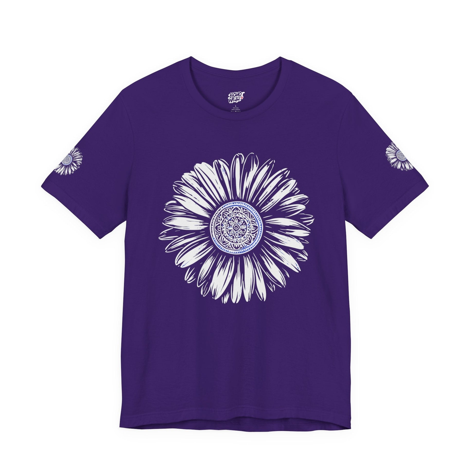 Boho Blue Mandala Tee Boho Wear