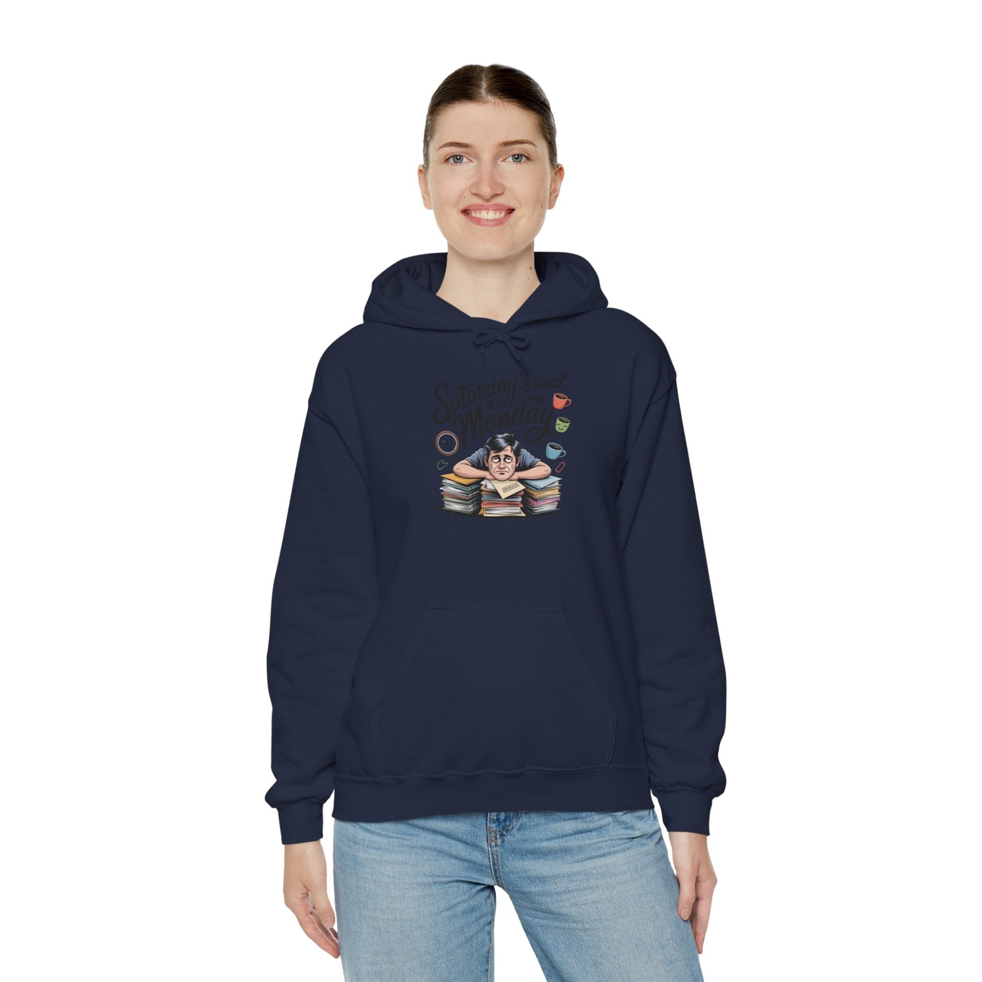 Funny Saturday's Relax Then Comes Monday Hoodie Boho Wear