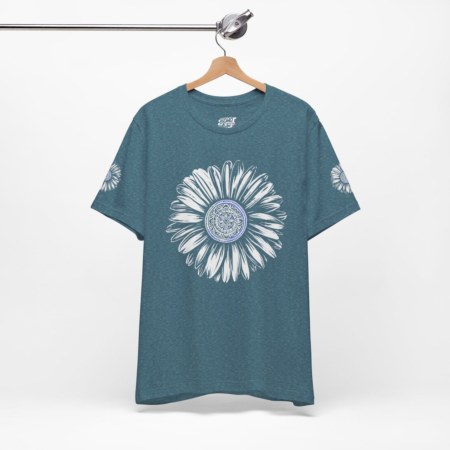 Boho Blue Mandala Tee Boho Wear