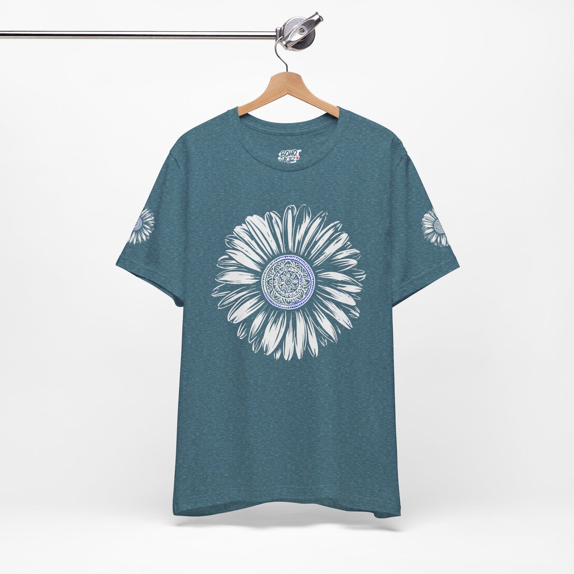 Boho Blue Mandala Tee Boho Wear