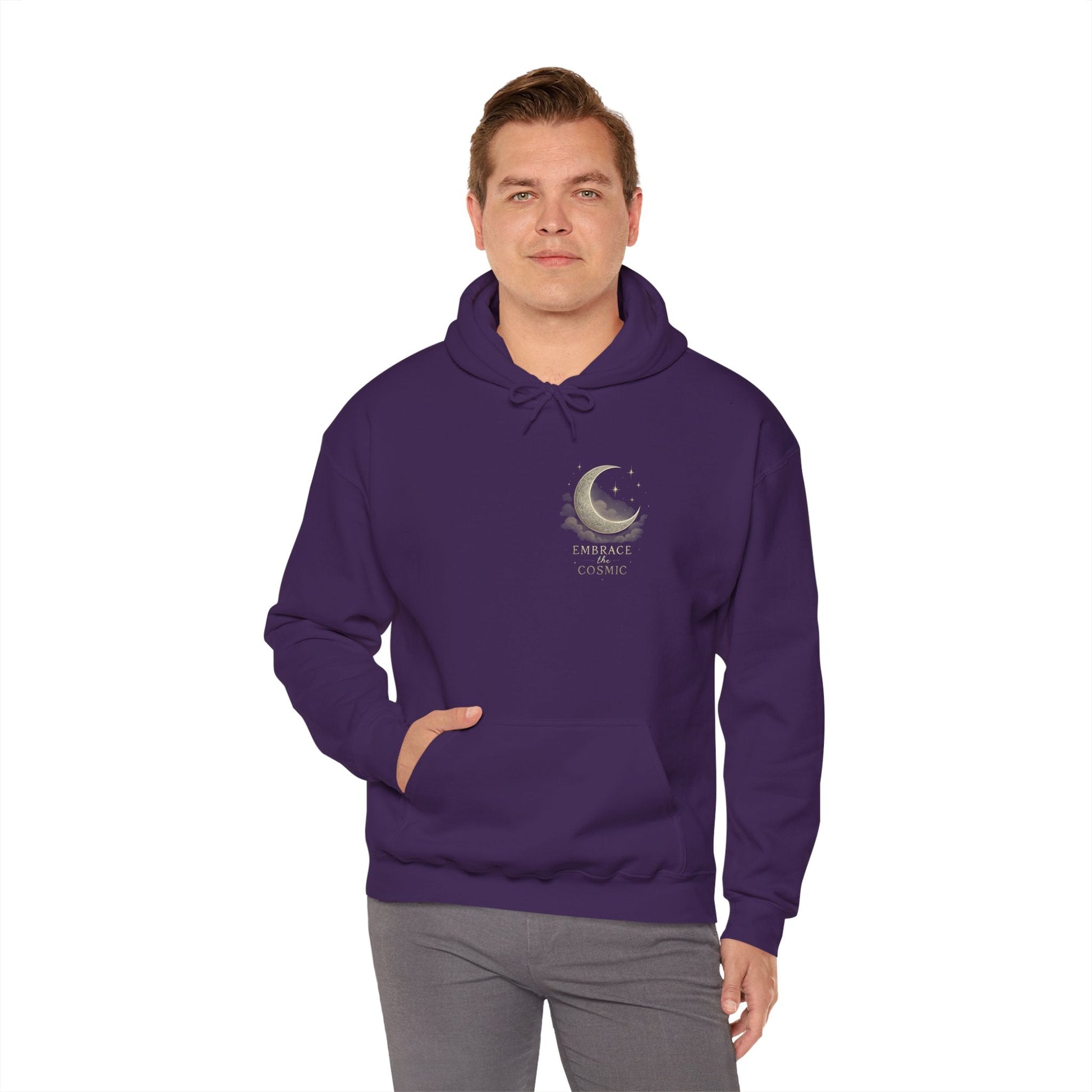 Space Embrace Hoodie Sweatshirt Printify