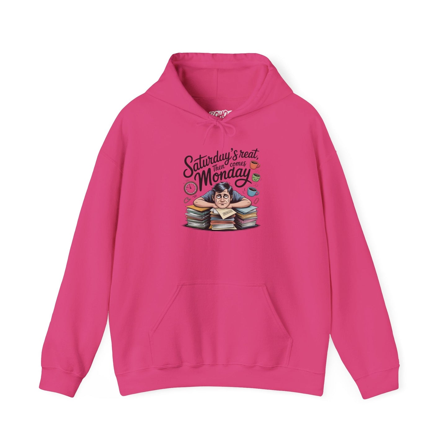 Funny Saturday's Relax Then Comes Monday Hoodie Boho Wear