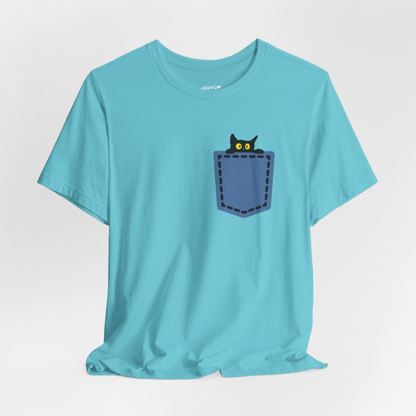 Cat Pocket Tee Boho Wear