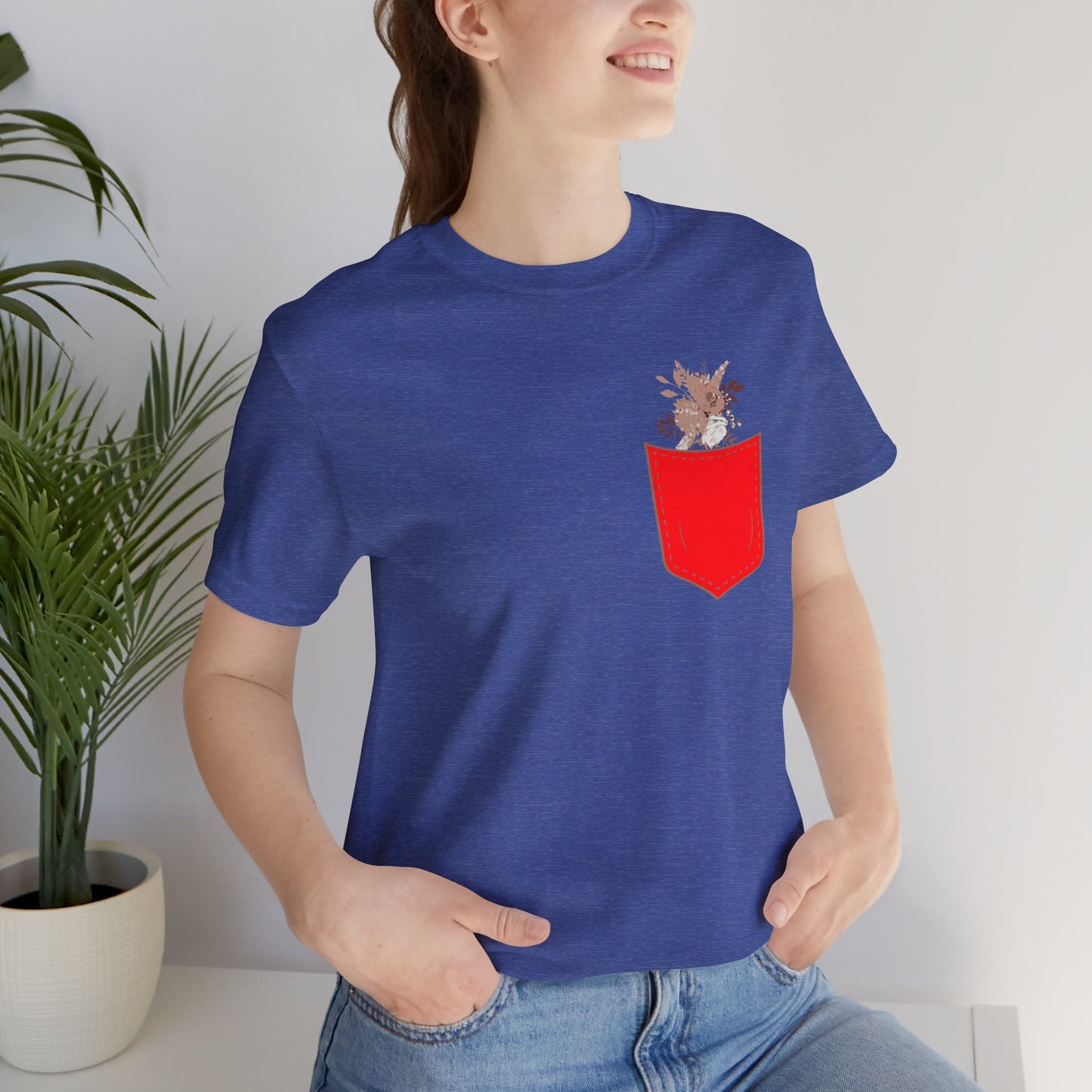 Pocket and Dry Flowers Tee Printify