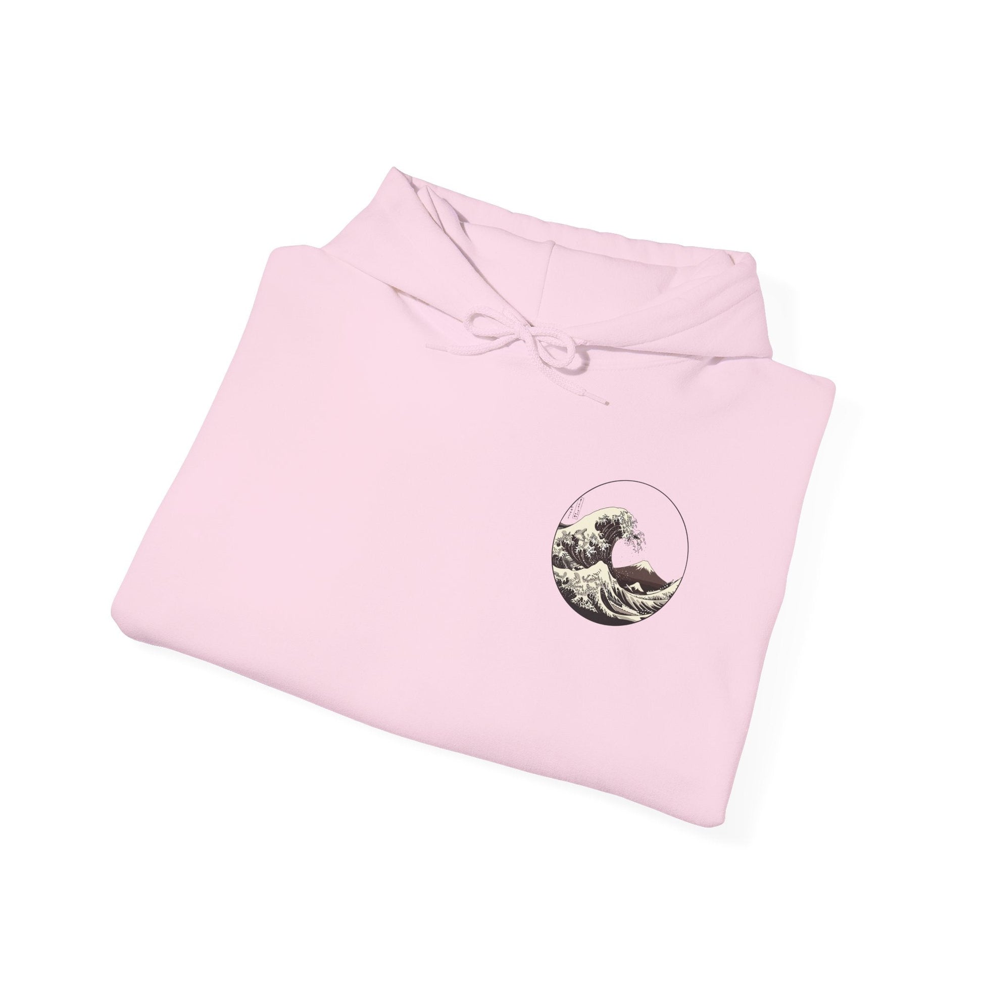 Ocean Wave Graphic Hoodie, Unisex Sweatshirt Gift, Beach Lover Apparel, Cozy Layering, Nature-Inspired Gift Printify