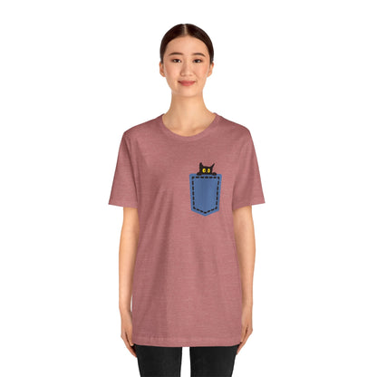 Cat Pocket Tee Boho Wear