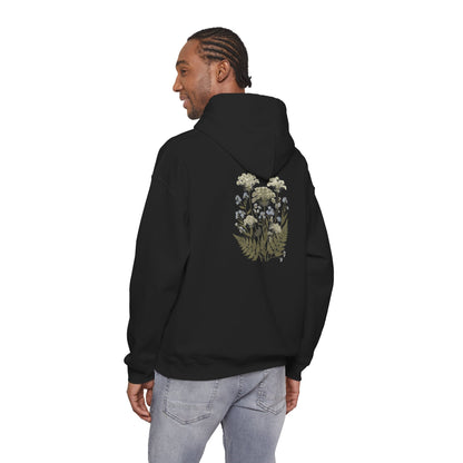 Botanical Print Unisex Hoodie - Embrace Nature Boho Wear