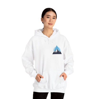 Mountain Adventure Unisex Hooded Sweatshirt - Cozy Gift for Nature Lovers, Casual Wear, Outdoor Fun, Hiking, Travel Printify