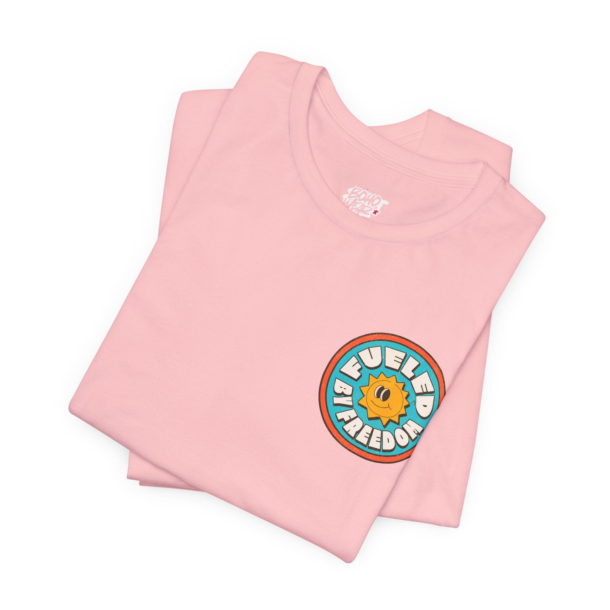 T-Shirt Fueled by Freedom Graphic Tee Printify