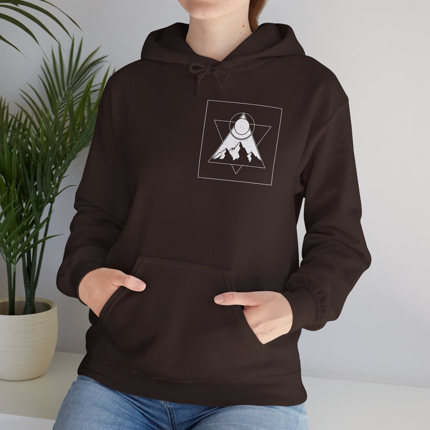 Mountain Adventure Hooded Sweatshirt Printify