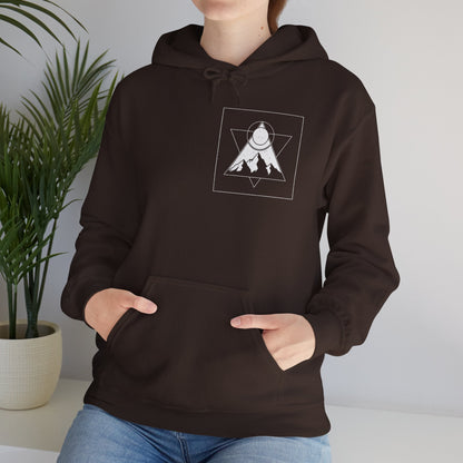 Mountain Adventure Hooded Sweatshirt Printify