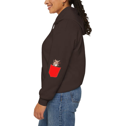 Funny Botanic Autumn Unisex Hoodie Sweatshirt with Pocket Flowers Printify