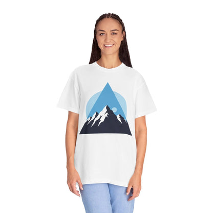 Mountain Adventure Unisex Garment-Dyed T-shirt | Nature Lover Shirt, Outdoor Gift, Hiking Tee, Graphic Tee, Travel Apparel Printify