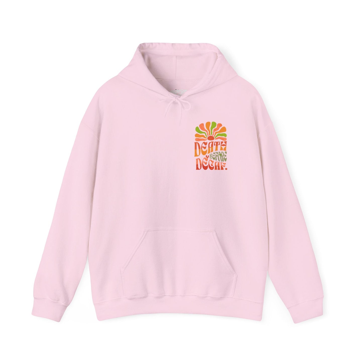 Colorful Retro Hoodie - Perfect for Cozy Days and Celebrations Printify