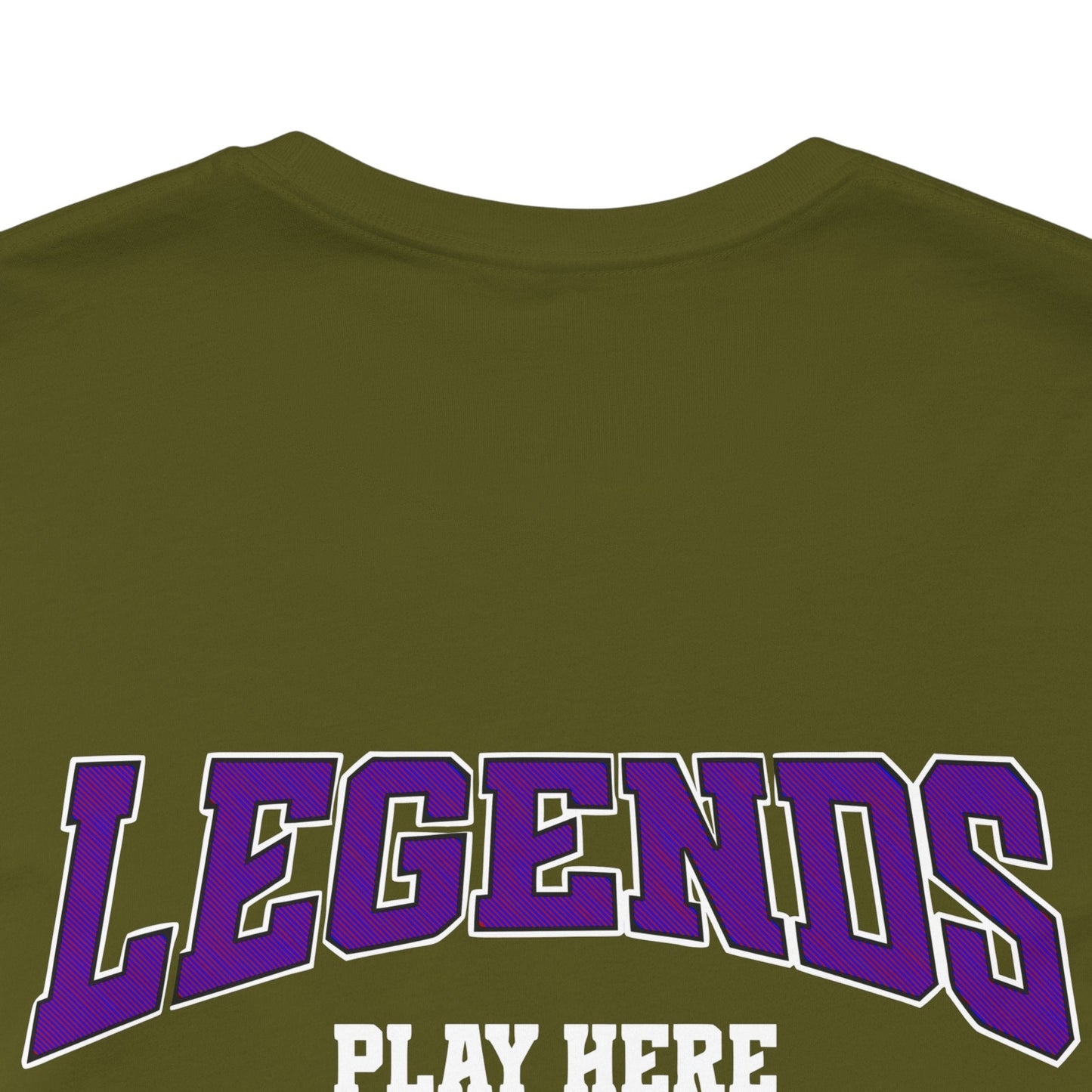 Legends Play Here Tee, Casual Unisex T-Shirt, Gift for Gamers, Birthday, Sports Fan Apparel, Comfortable Everyday Wear Boho Wear