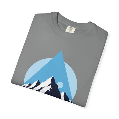 Mountain Adventure Unisex Garment-Dyed T-shirt | Nature Lover Shirt, Outdoor Gift, Hiking Tee, Graphic Tee, Travel Apparel Boho Wear