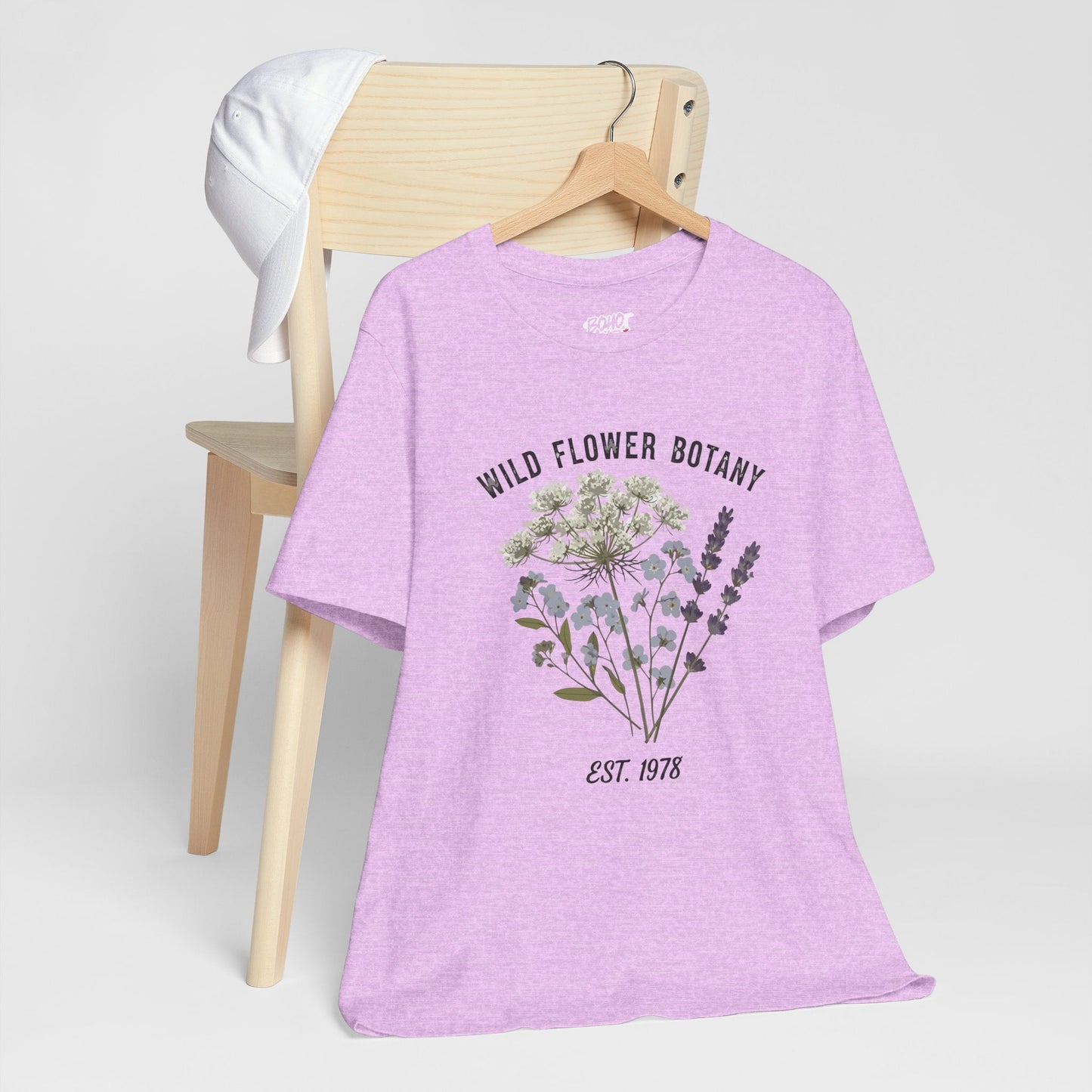 Wild Flower Botany Unisex Tee - Nature-Inspired Floral Shirt Boho Wear