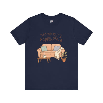 T-Shirt - Home is my Happy Place - Unisex Jersey Short Sleeve Tee Boho Wear