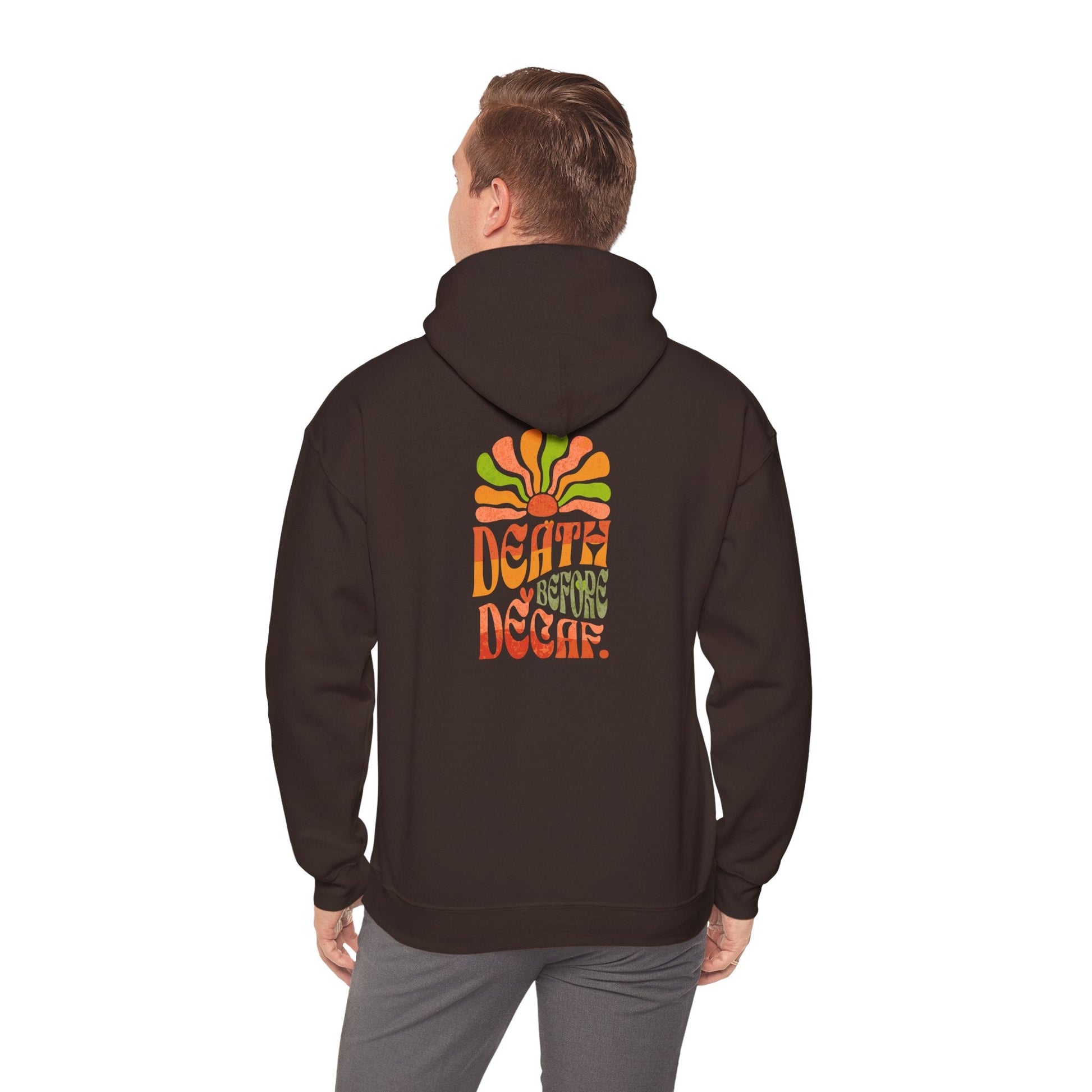 Colorful Retro Hoodie - Perfect for Cozy Days and Celebrations Printify