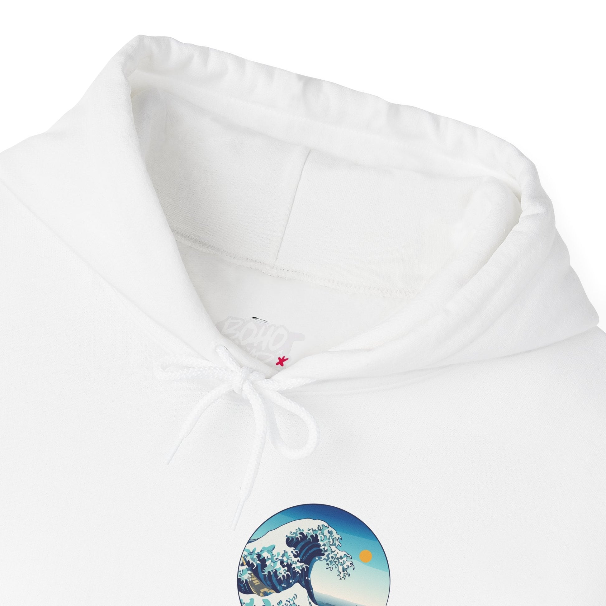 Ocean Wave Graphic Hoodie, Cozy Unisex Sweatshirt, Nature Lover Gift, Beach Vibes Apparel, Art-Inspired Clothing Printify