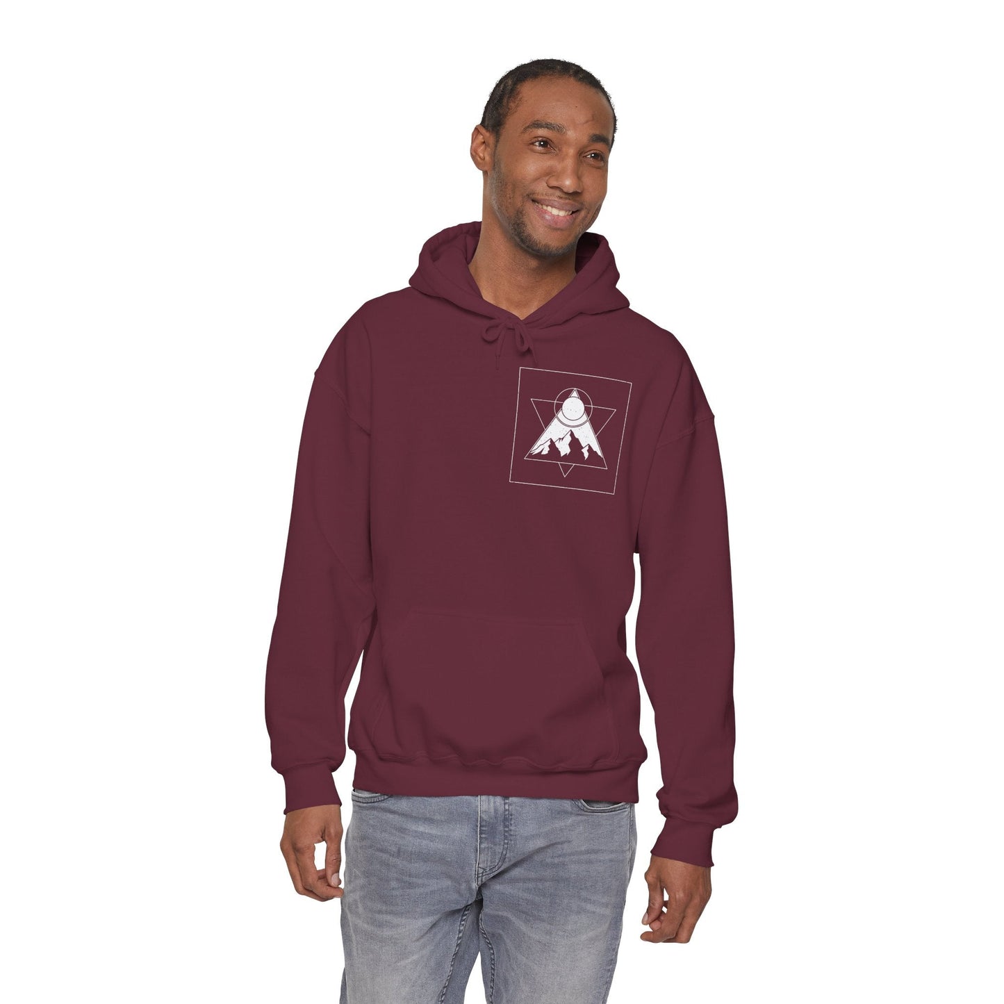 Mountain Adventure Hooded Sweatshirt Printify