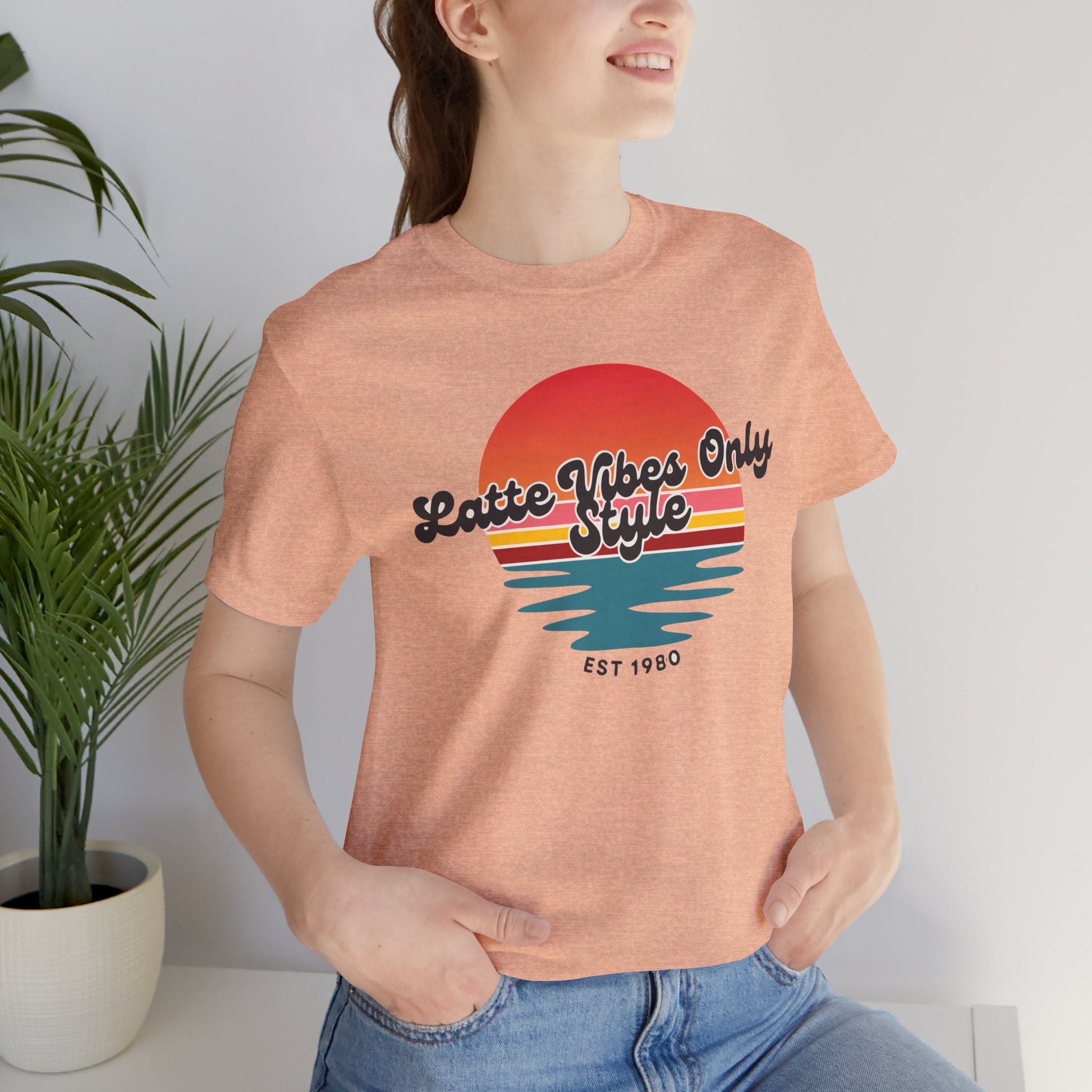 Latte Vibes Only T-Shirt Printify