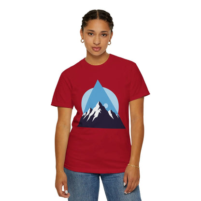 Mountain Adventure Unisex Garment-Dyed T-shirt | Nature Lover Shirt, Outdoor Gift, Hiking Tee, Graphic Tee, Travel Apparel Boho Wear