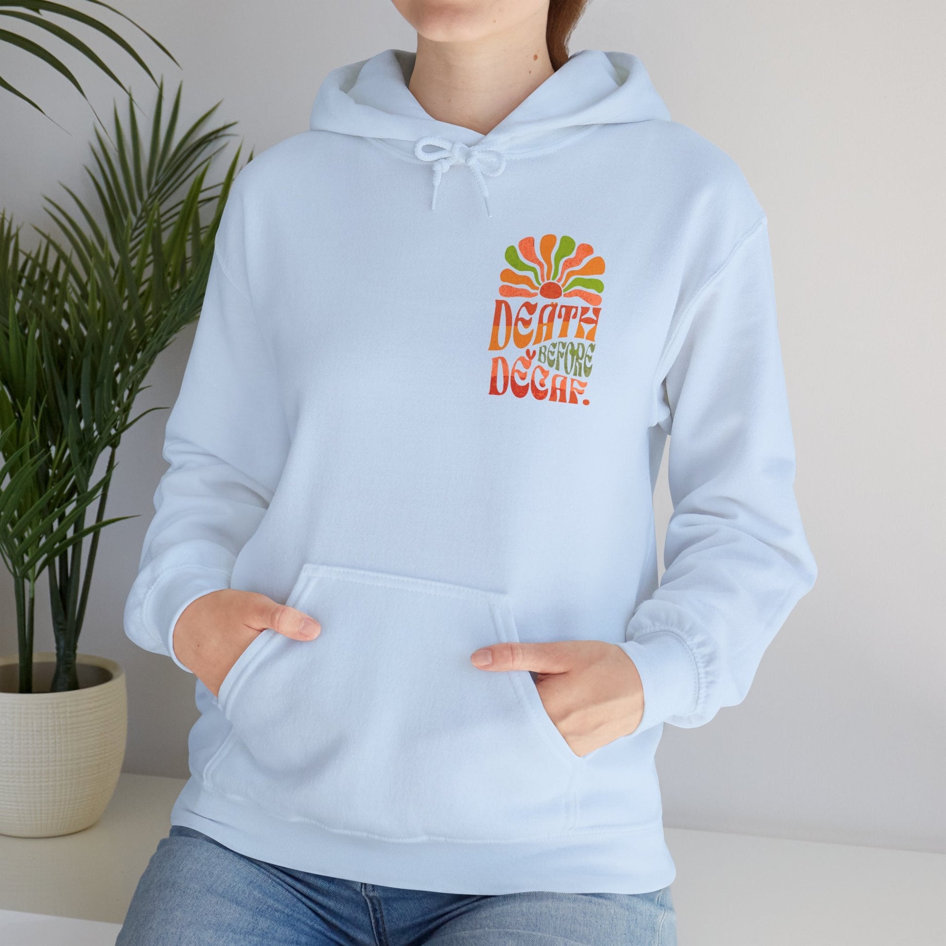Colorful Retro Hoodie - Perfect for Cozy Days and Celebrations Printify