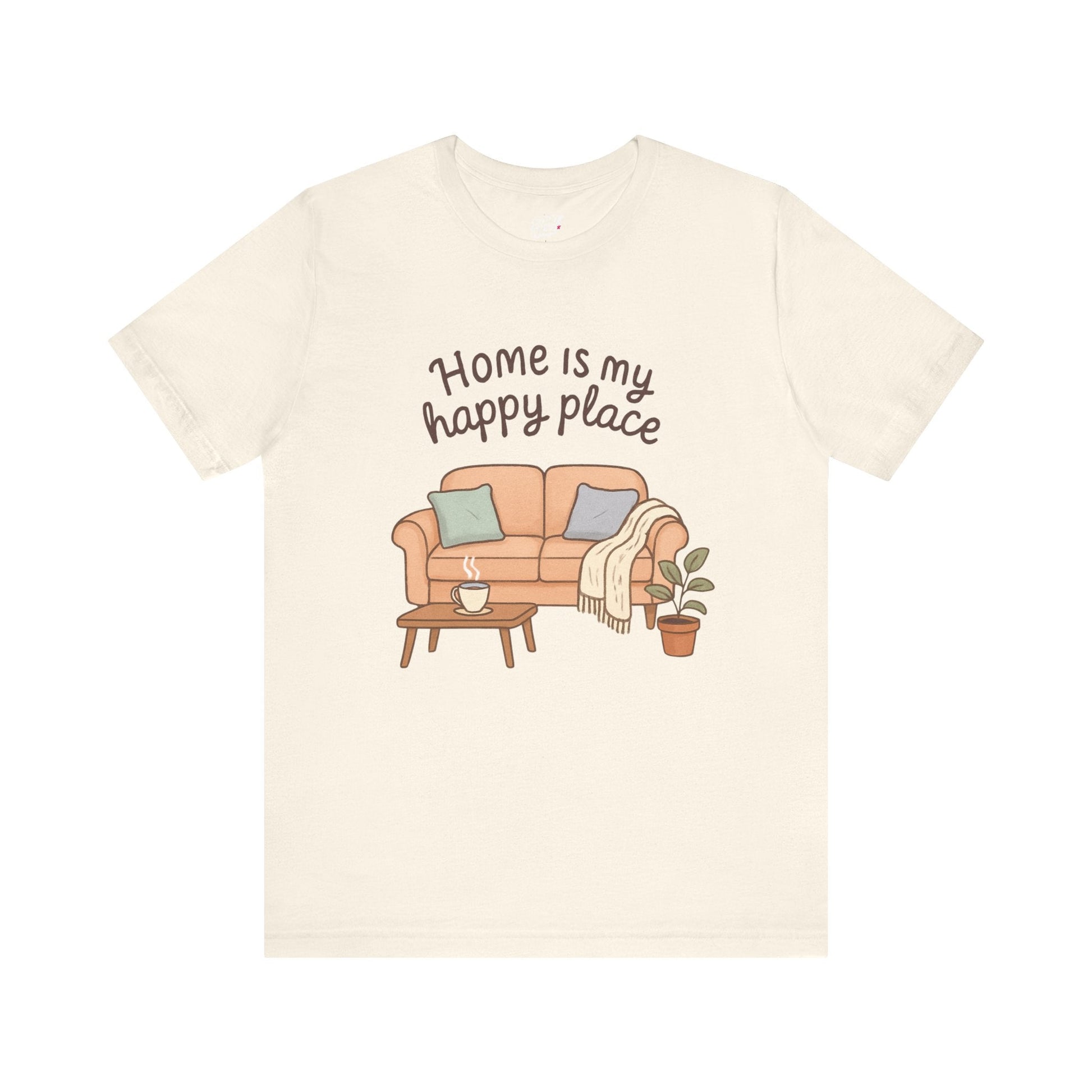 T-Shirt - Home is my Happy Place - Unisex Jersey Short Sleeve Tee Printify