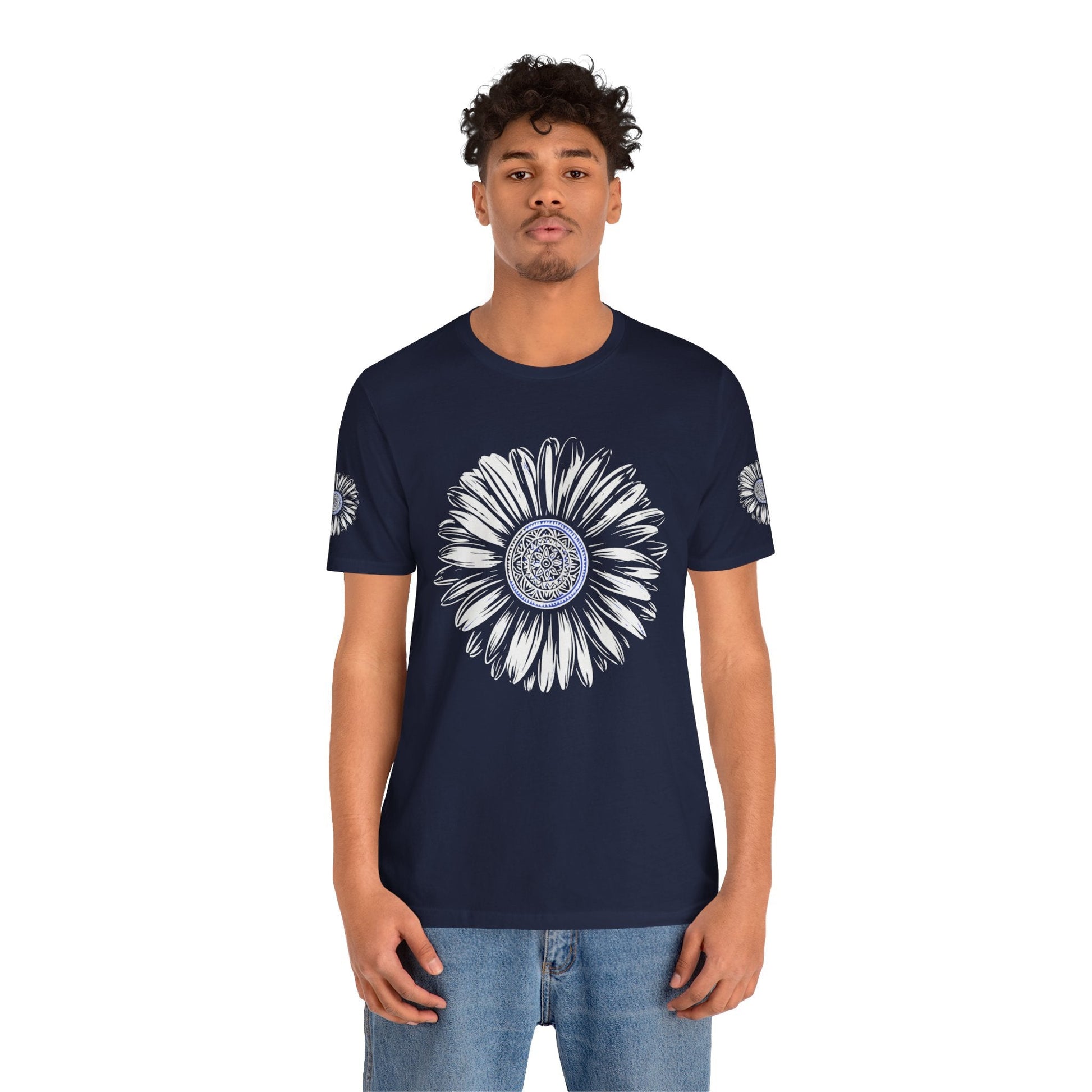 Boho Blue Mandala Tee Boho Wear