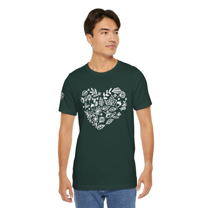 Floral Heart Tee Printify