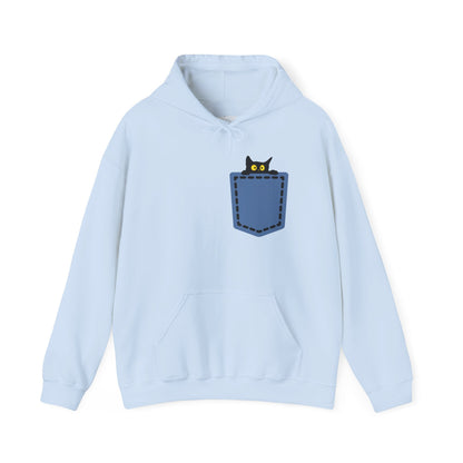 Cat Pocket Hoodie | Cute Cat Lover Gift, Unisex Printify