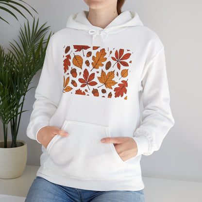 Vintage Autumn Unisex Hoodie Sweatshirt - Pattern Design Boho Wear