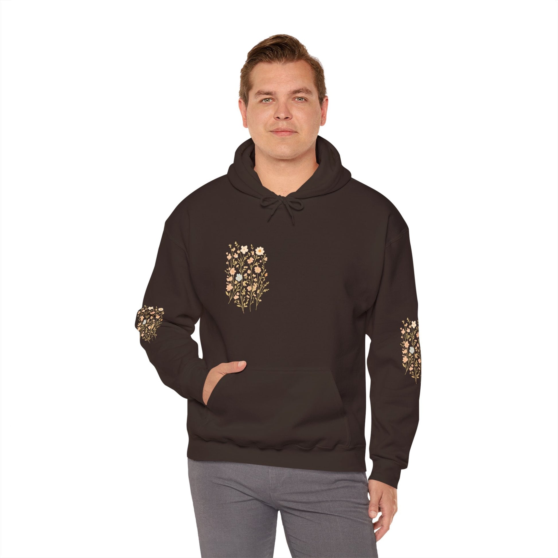 Hooded Sweatshirt - Wildflower Harmony Printify