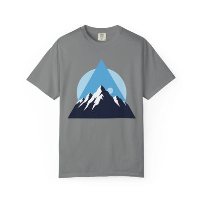 Mountain Adventure Unisex Garment-Dyed T-shirt | Nature Lover Shirt, Outdoor Gift, Hiking Tee, Graphic Tee, Travel Apparel Printify