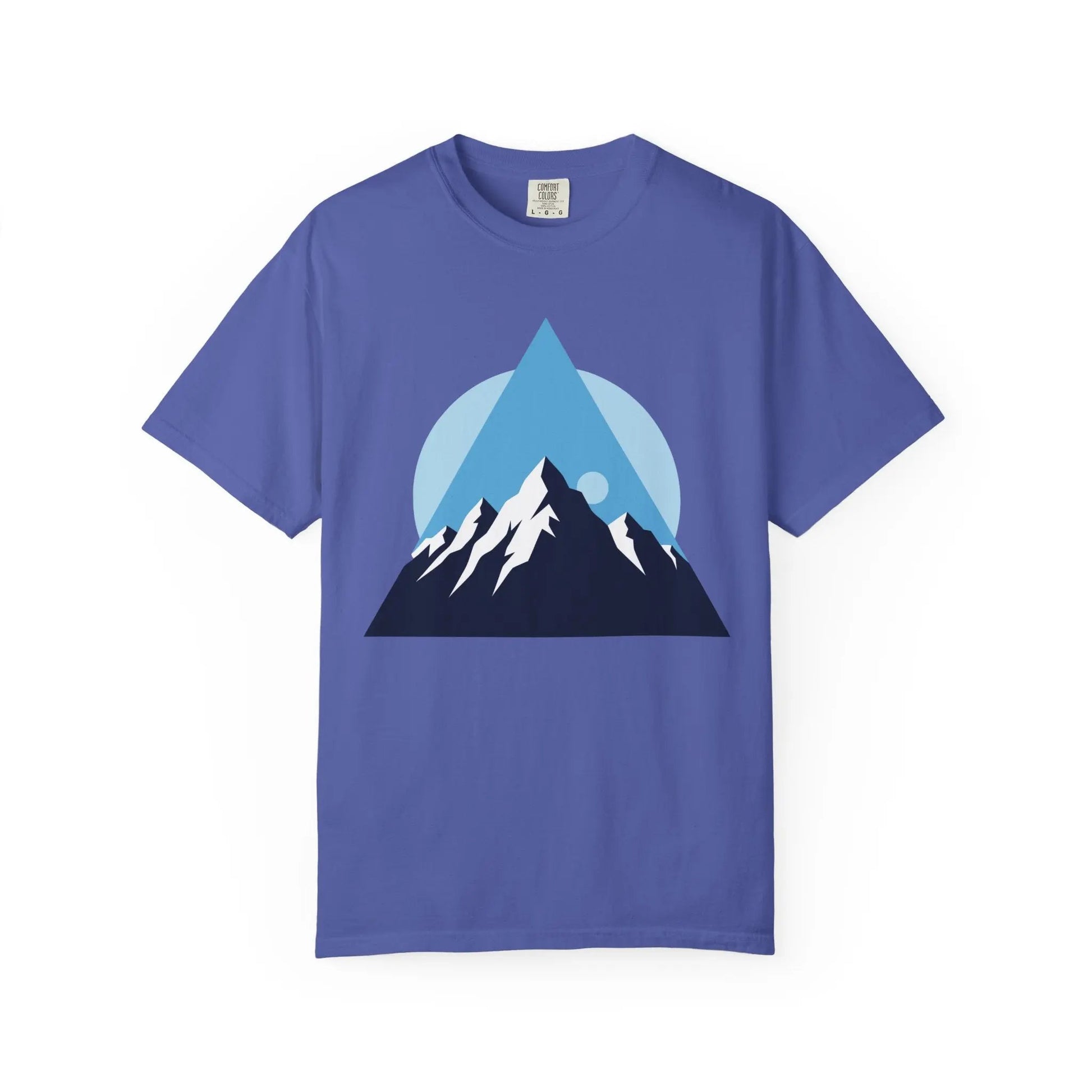 Mountain Adventure Unisex Garment-Dyed T-shirt | Nature Lover Shirt, Outdoor Gift, Hiking Tee, Graphic Tee, Travel Apparel Printify