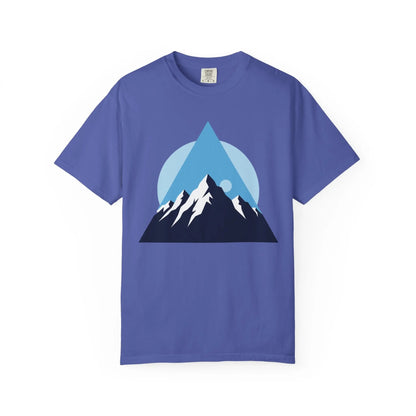 Mountain Adventure Unisex Garment-Dyed T-shirt | Nature Lover Shirt, Outdoor Gift, Hiking Tee, Graphic Tee, Travel Apparel Printify