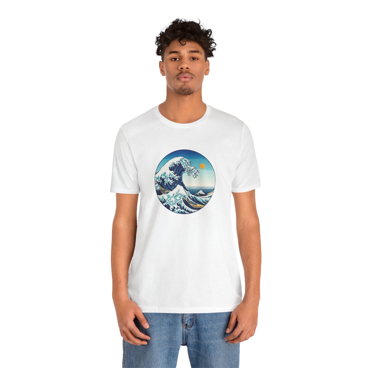 Ocean Wave Graphic Tee - Perfect for Beach Lovers, Summer Vibes, Casual Outfits, Gift for Surfers, Eco-Friendly Fashion Printify